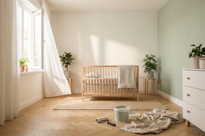 Peinture sans odeur chambre bébé : guide pratique